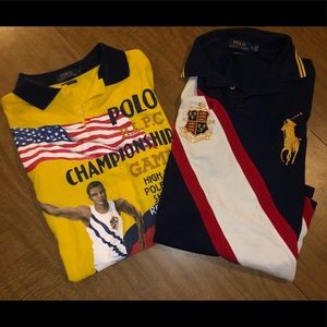 Polo RL Polo Tees 2 Shirt bundle Sz M